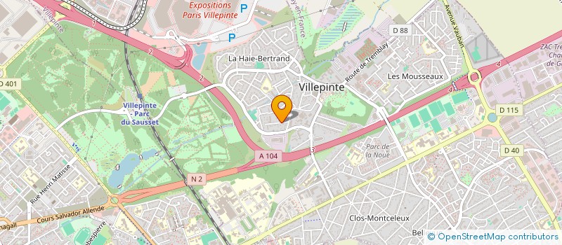 localisation de l'entreprise MONSIEUR TARIK AHFES  VILLEPINTE