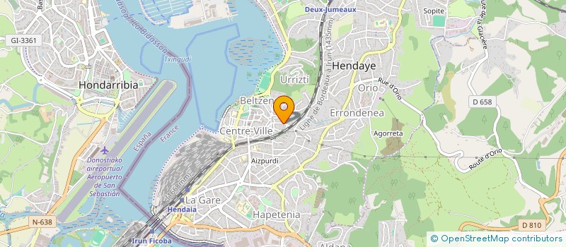 localisation de l'entreprise MONSIEUR TARIK BARAKATE à HENDAYE
