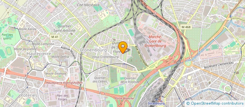 localisation de l'entreprise MONSIEUR TARIK BELLAHCENE à STRASBOURG