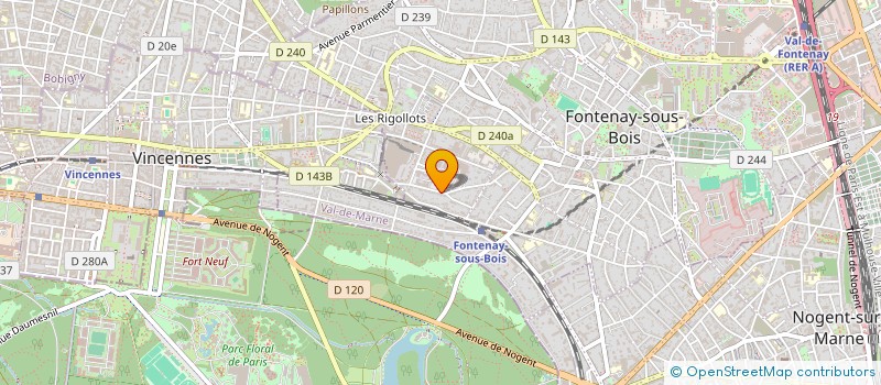 localisation de l'entreprise MONSIEUR TARIK BEN HOCINE à FONTENAY-SOUS-BOIS