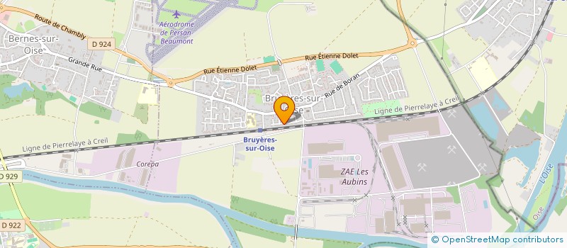 localisation de l'entreprise MONSIEUR TARIK BENCHOUBANE  BRUYERES-SUR-OISE