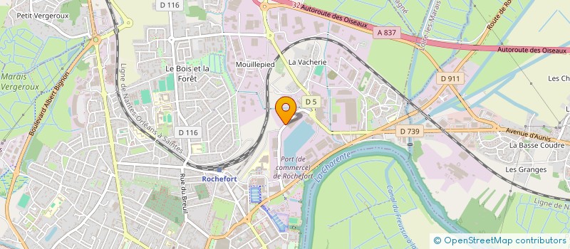 localisation de l'entreprise MONSIEUR TARIK BENGELLON  ROCHEFORT