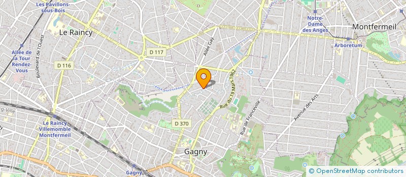 localisation de l'entreprise MONSIEUR TARIK BENOMAR  GAGNY