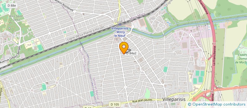 localisation de l'entreprise MONSIEUR TARIK BERRAZOUG  VILLEPARISIS