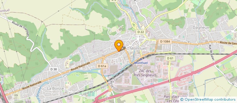 localisation de l'entreprise MONSIEUR TARIK BESSAI  MONTLUEL