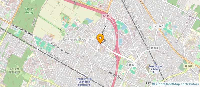 localisation de l'entreprise MONSIEUR TARIK BOUABIDA  LE PLESSIS-BOUCHARD