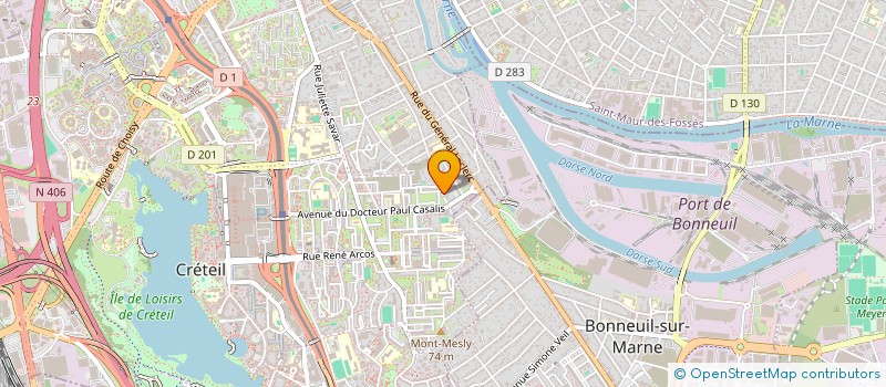 localisation de l'entreprise MONSIEUR TARIK BOUBECHEUR  CRETEIL