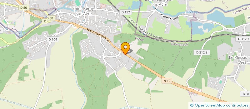 localisation de l'entreprise MONSIEUR TARIK BOUSSISSE à SAINT-REMY-SUR-AVRE