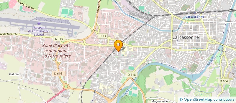 localisation de l'entreprise MONSIEUR TARIK BOUYAGDAD  CARCASSONNE