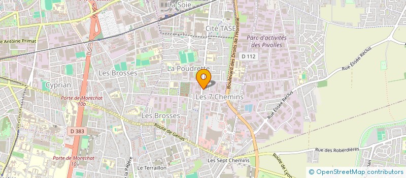 localisation de l'entreprise MONSIEUR TARIK DAHHOU  CHAVANOZ