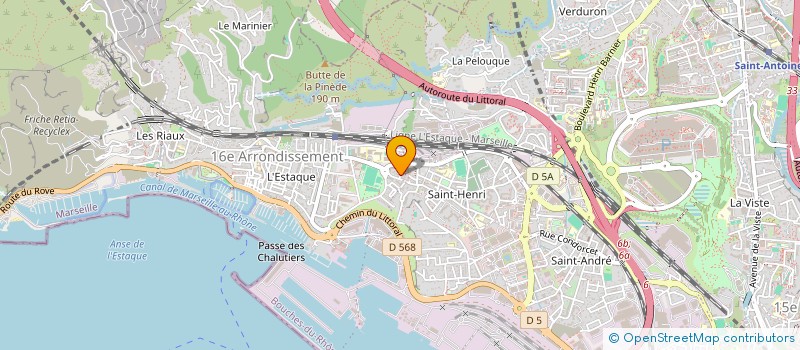 localisation de l'entreprise MONSIEUR TARIK DERGAL  MARSEILLE