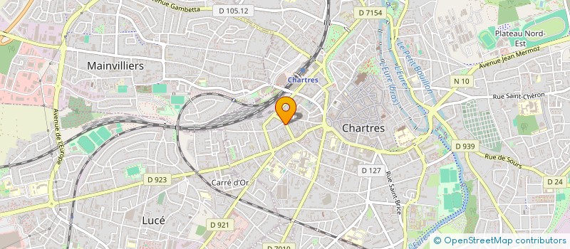 localisation de l'entreprise MONSIEUR TARIK DIAL  CHARTRES