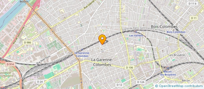 localisation de l'entreprise MONSIEUR TARIK DJABALI à LA GARENNE COLOMBES