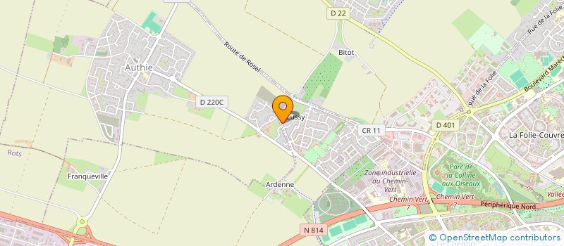 localisation de l'entreprise MONSIEUR TARIK DJEBBAR  SAINT-GERMAIN-LA-BLANCHE-HERBE