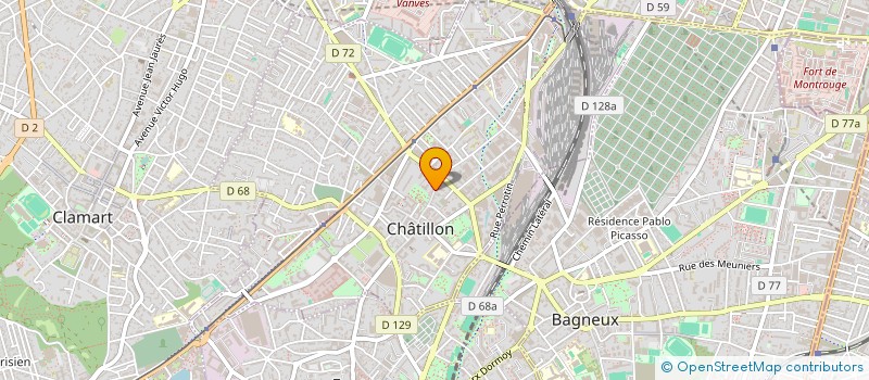 localisation de l'entreprise MONSIEUR TARIK DJELLAL à CHATILLON