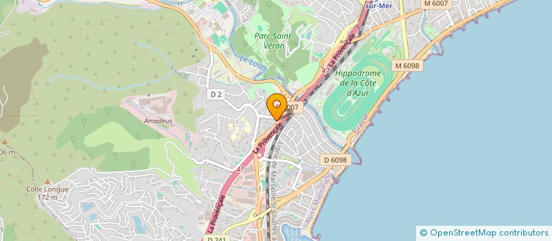 localisation de l'entreprise MONSIEUR TARIK DOUKHA  VILLENEUVE-LOUBET