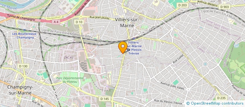 localisation de l'entreprise MONSIEUR TARIK EDAI LARAFA à VILLIERS-SUR-MARNE