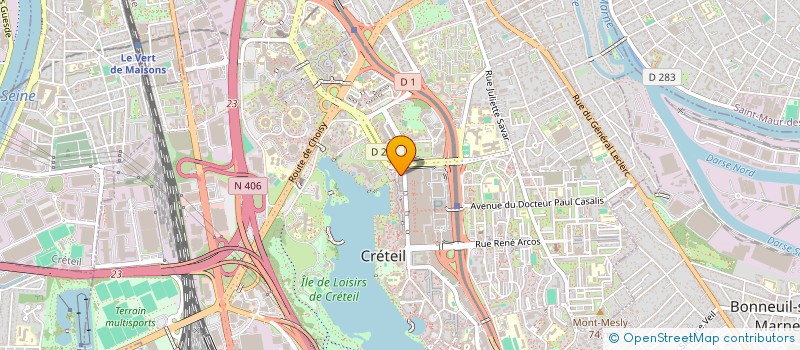 localisation de l'entreprise MONSIEUR TARIK EL ARABI  CRETEIL