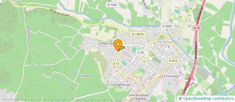 localisation de l'entreprise MONSIEUR TARIK ESMOUNI à PEZENAS