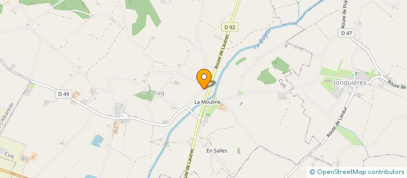 localisation de l'entreprise MONSIEUR TARIK ESSALHI  CUQ