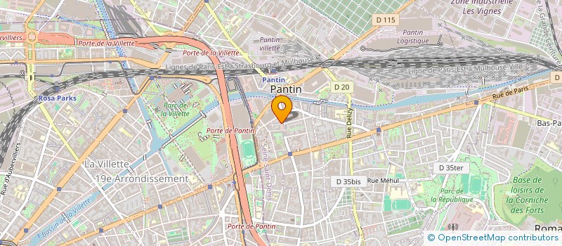 localisation de l'entreprise MONSIEUR TARIK FAIK à PANTIN