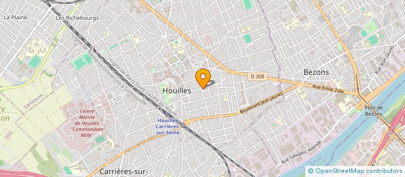 localisation de l'entreprise MONSIEUR TARIK GOURARI  HOUILLES