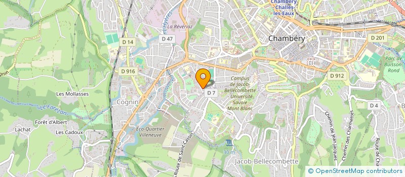 localisation de l'entreprise MONSIEUR TARIK HABET à CHAMBERY