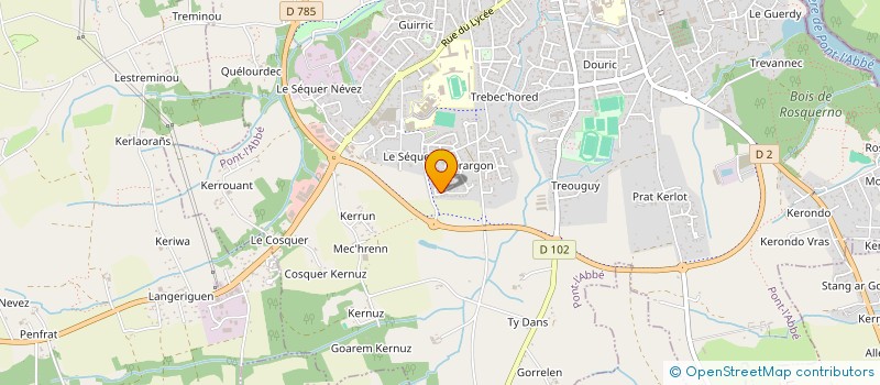 localisation de l'entreprise MONSIEUR TARIK HAMICHE  PLONEOUR-LANVERN