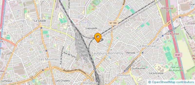 localisation de l'entreprise MONSIEUR TARIK HAMIDECHE  TOULOUSE