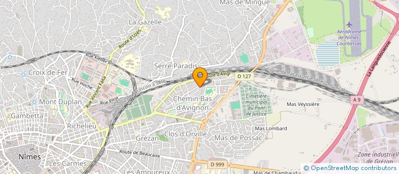 localisation de l'entreprise MONSIEUR TARIK HASSOUNI  NIMES