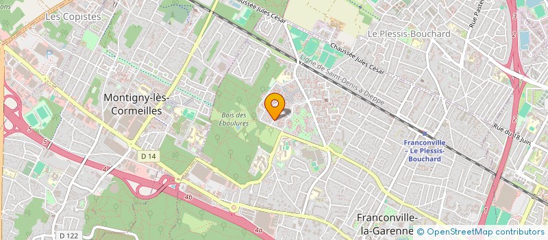 localisation de l'entreprise MONSIEUR TARIK KAOUTAR  FRANCONVILLE