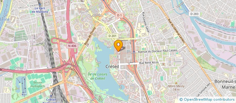 localisation de l'entreprise MONSIEUR TARIK KEDDAM  CRETEIL