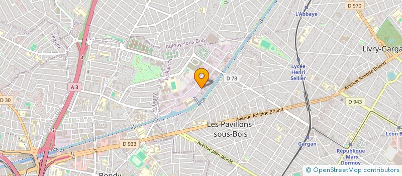 localisation de l'entreprise MONSIEUR TARIK LAFI  LES PAVILLONS-SOUS-BOIS