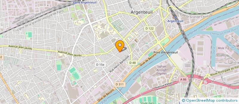 localisation de l'entreprise MONSIEUR TARIK LAKSIR  ARGENTEUIL