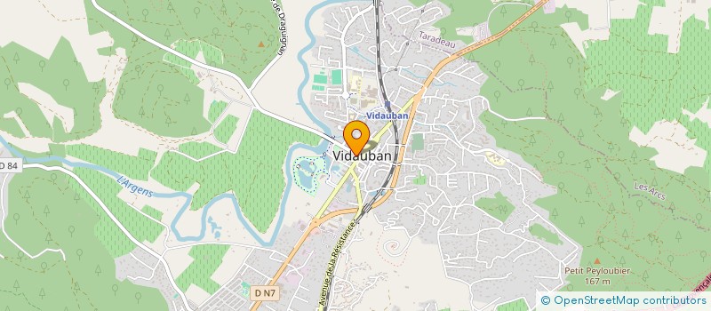 localisation de l'entreprise MONSIEUR TARIK LECHANI  VIDAUBAN