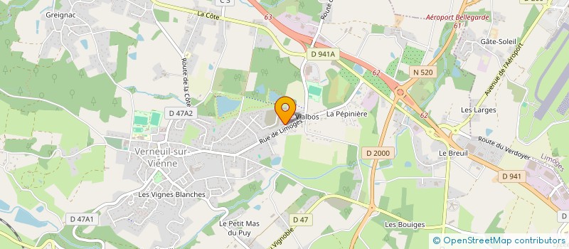 localisation de l'entreprise MONSIEUR TARIK LEMSAQ à VERNEUIL-SUR-VIENNE