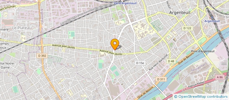 localisation de l'entreprise MONSIEUR TARIK LIBRHIT  ARGENTEUIL