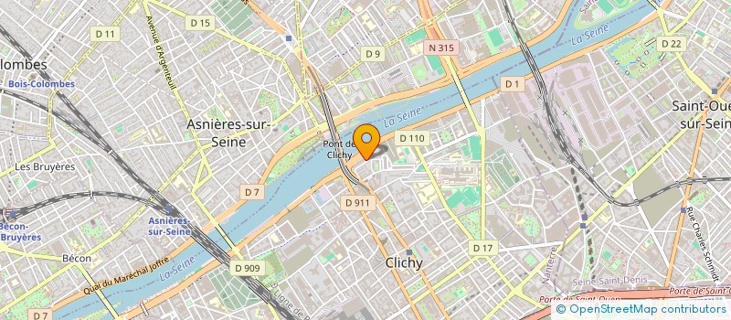 localisation de l'entreprise MONSIEUR TARIK MEHDI SEDDAK à CLICHY