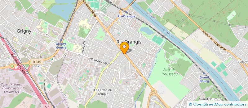 localisation de l'entreprise MONSIEUR TARIK MIRA  RIS-ORANGIS