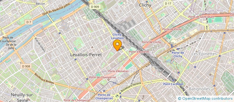 localisation de l'entreprise MONSIEUR TARIK MOUHSSINE à LEVALLOIS-PERRET