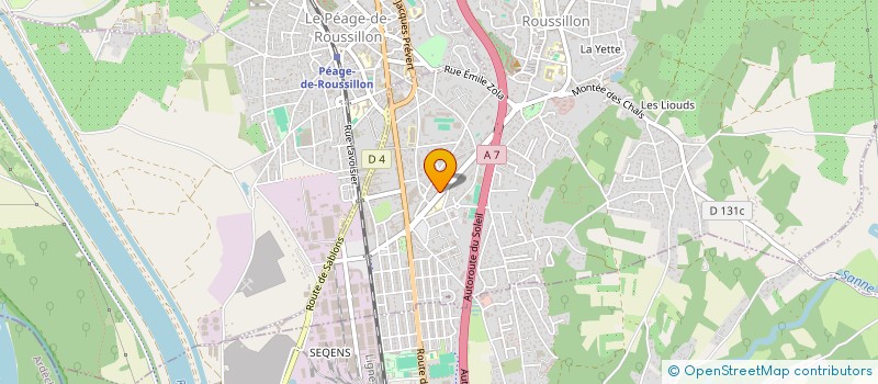 localisation de l'entreprise MONSIEUR TARIK NAADJI  ROUSSILLON