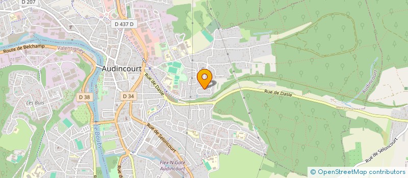 localisation de l'entreprise MONSIEUR TARIK OKTEM  AUDINCOURT