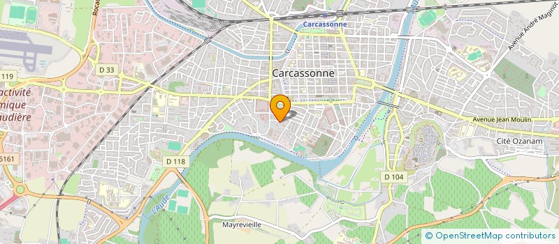 localisation de l'entreprise MONSIEUR TARIK OUALI  CARCASSONNE