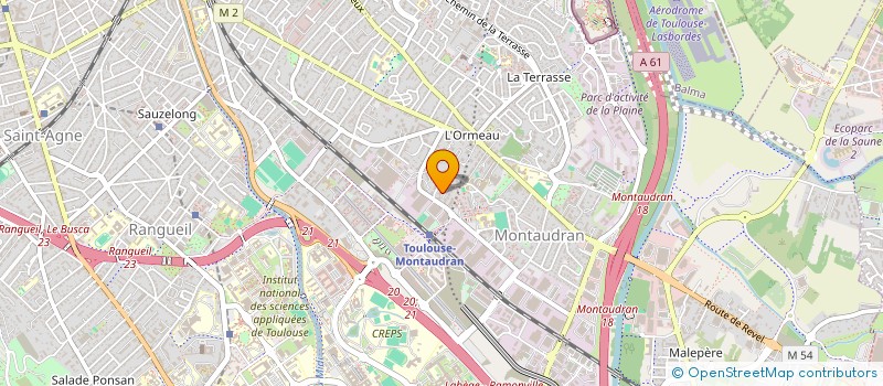 localisation de l'entreprise MONSIEUR TARIK OUFDIL  TOULOUSE