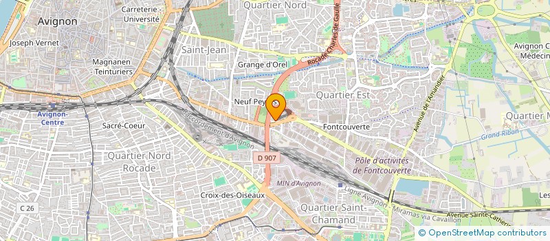 localisation de l'entreprise MONSIEUR TARIK OUIHRI  AVIGNON