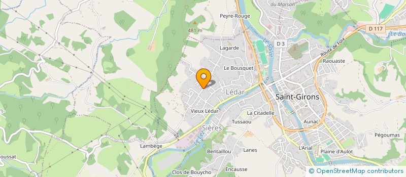 localisation de l'entreprise MONSIEUR TARIK OUMANSOUR à SAINT-GIRONS