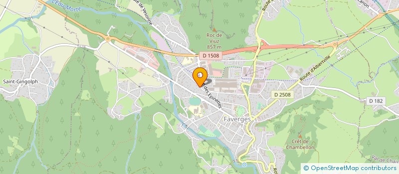 localisation de l'entreprise MONSIEUR TARIK QOBAA  RUMILLY