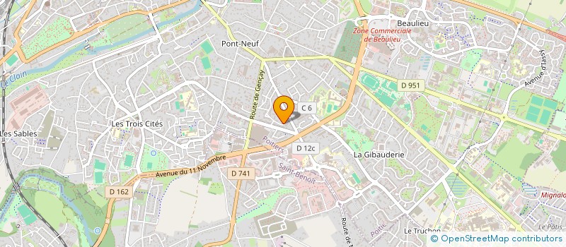 localisation de l'entreprise MONSIEUR TARIK RACHID  POITIERS