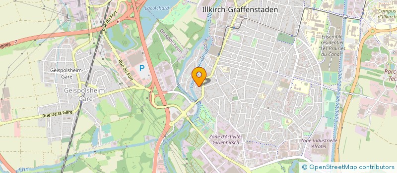 localisation de l'entreprise MONSIEUR TARIK SADEK  ILLKIRCH-GRAFFENSTADEN