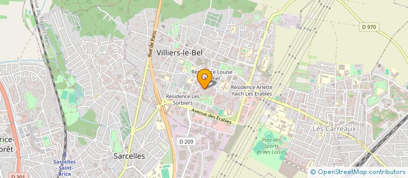 localisation de l'entreprise MONSIEUR TARIK SEBBAR  VILLIERS-LE-BEL